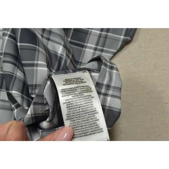 NEW Polo Ralph Lauren Men's Performance Plaid Button Down Shirt Size 4XLT Gray - Picture 6 of 8